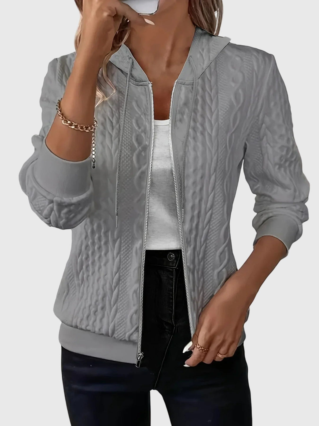 Lena™ Zippered Hoodie