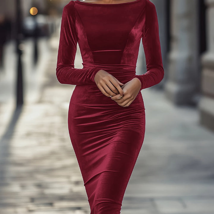 Polly | Solid Bodycon Party Dress
