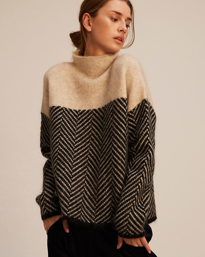 Norah | Cozy Cotton Turtleneck Sweater