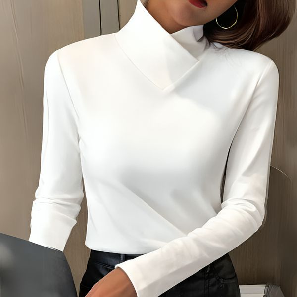 Madeline | Sculpted Soft-Touch Turtleneck