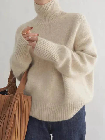 Amaya | Premium Cashmere Turtleneck Sweater