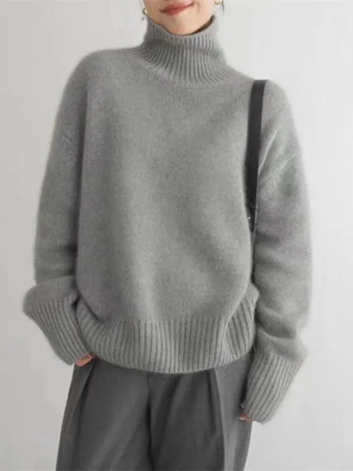 Amaya | Premium Cashmere Turtleneck Sweater