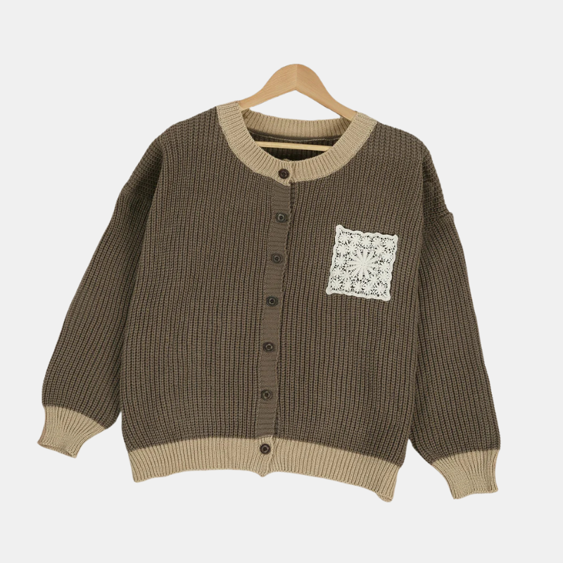 Elena | Knitted Pocket Cardigan