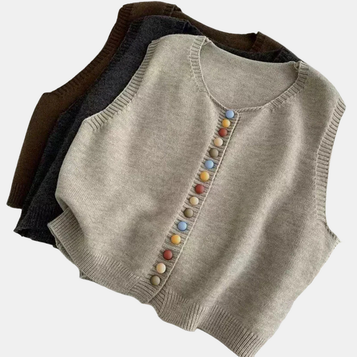 Clara | Classic Knit Vest
