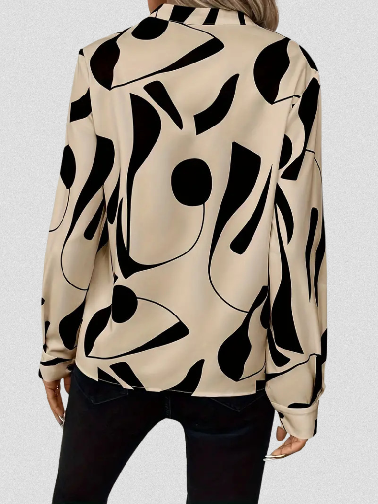 Lyra | Glossy Satin Blouse