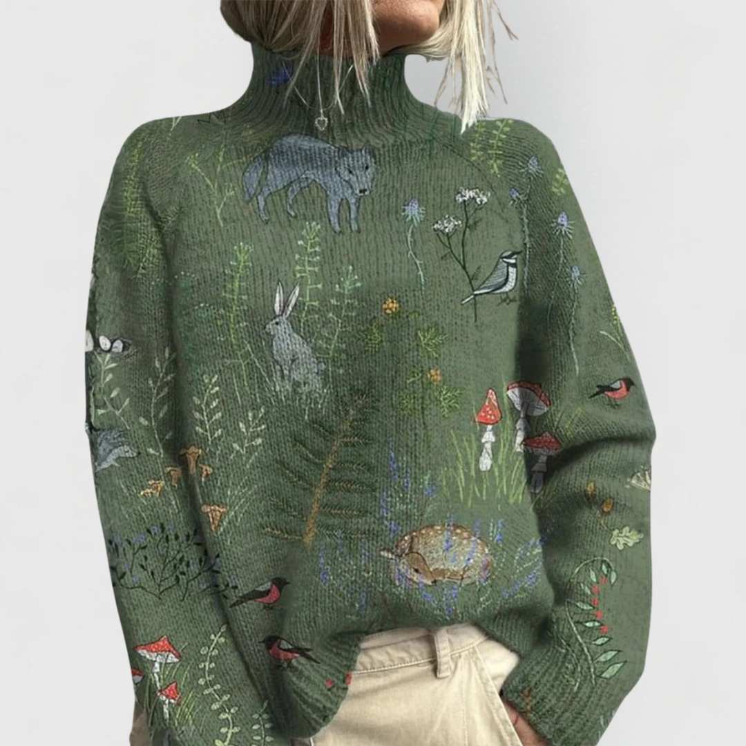 Jasmine | Warm and Elegant Turtleneck Sweater