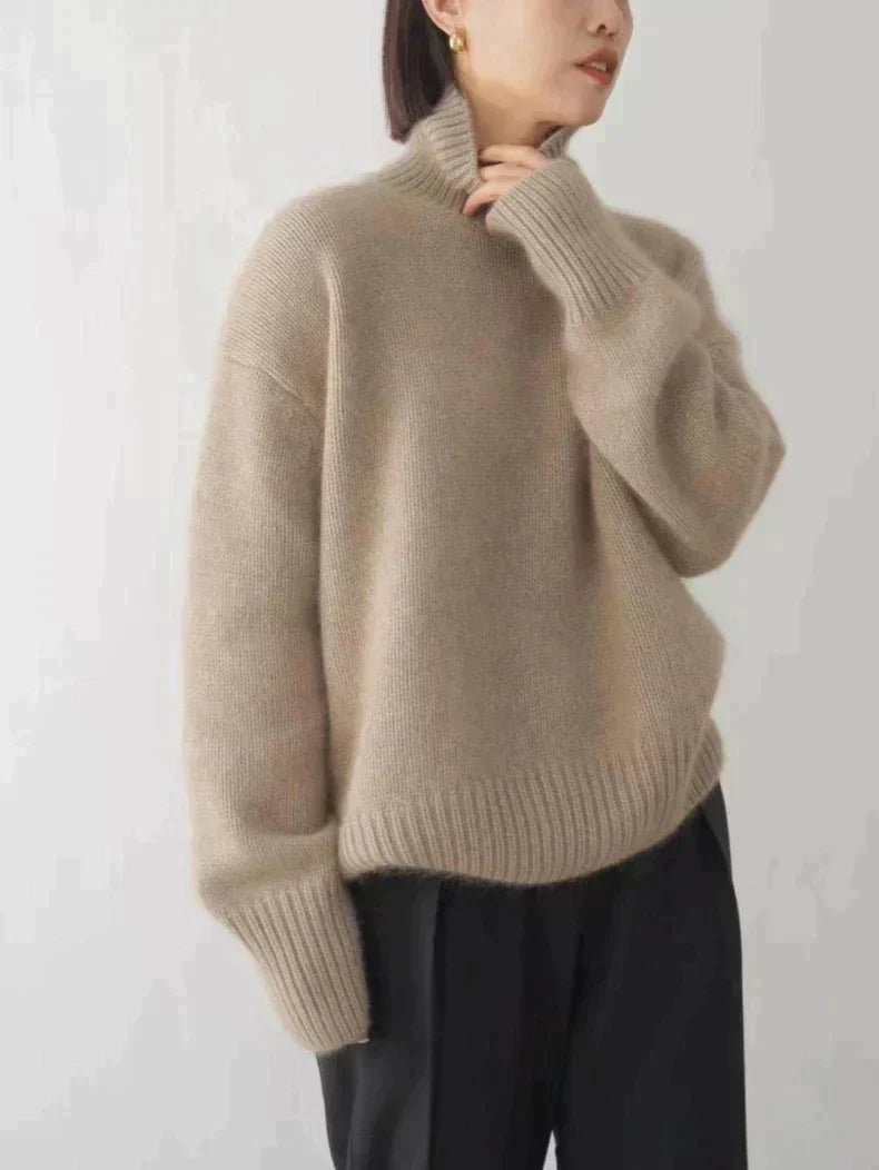Amaya | Premium Cashmere Turtleneck Sweater