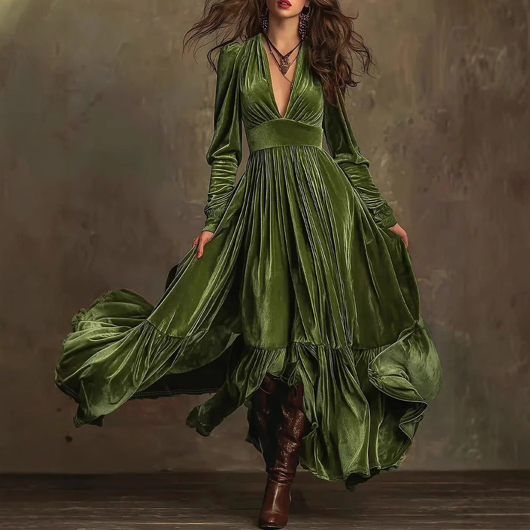 Meredith | Luxe Velvet Evening Dress