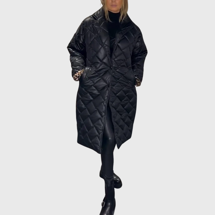 Amber | Reversible quilted coat