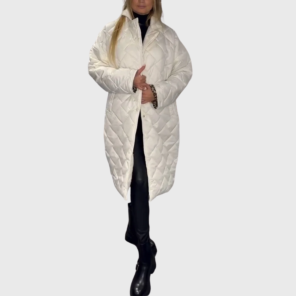 Anna | Reversible quilted coat