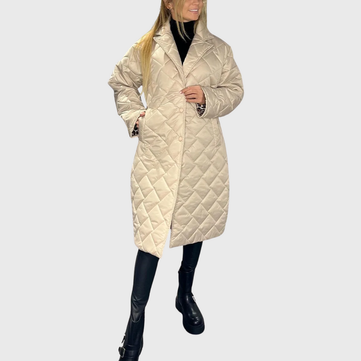 Anna | Reversible quilted coat