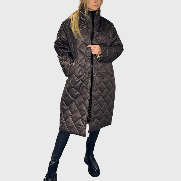 Anna | Reversible quilted coat