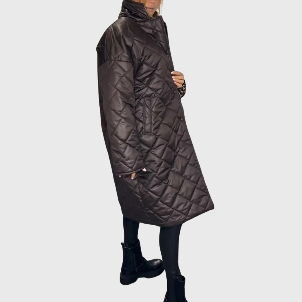 Anna | Reversible quilted coat