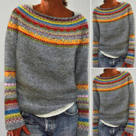 Elyse | Retro-Style Wool Sweater