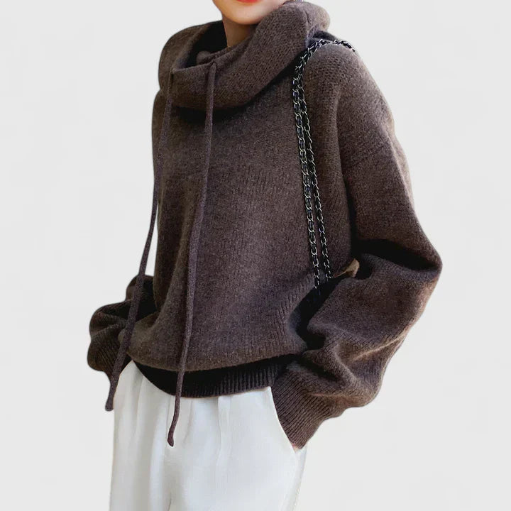 Marie | Soft Knit Hoodie for Ultimate Comfort