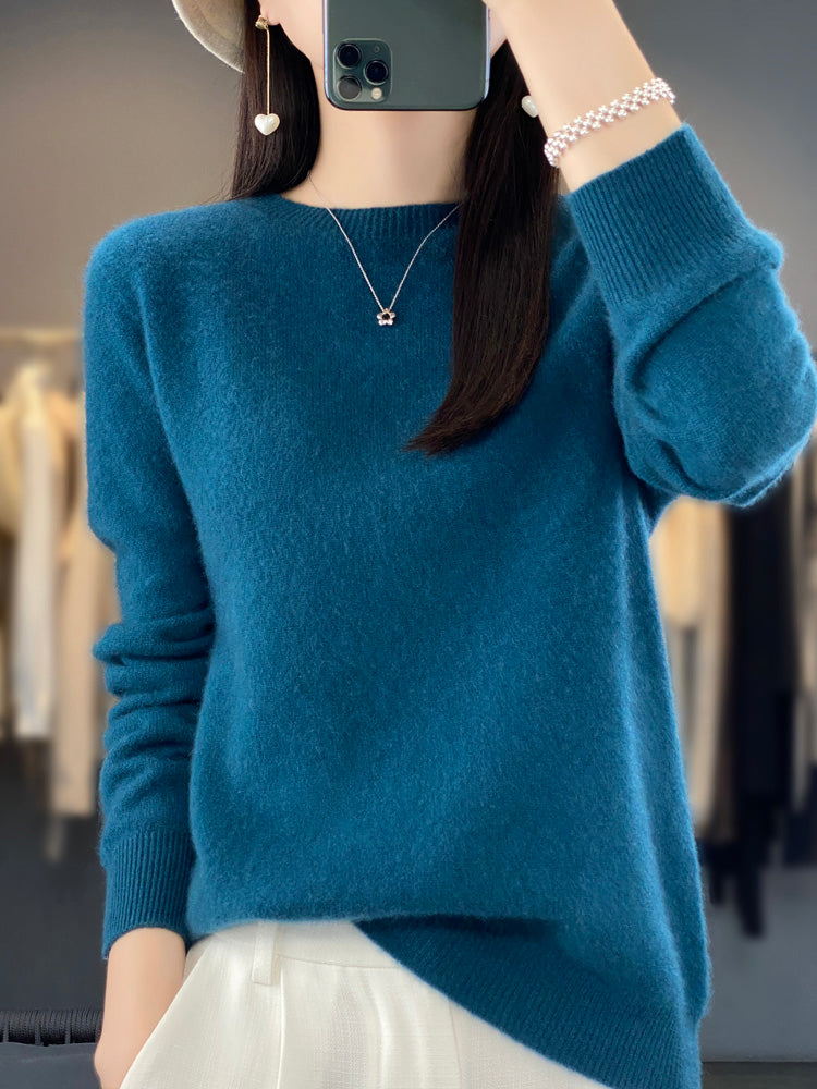 Anette | Soft Cotton Knit Sweater