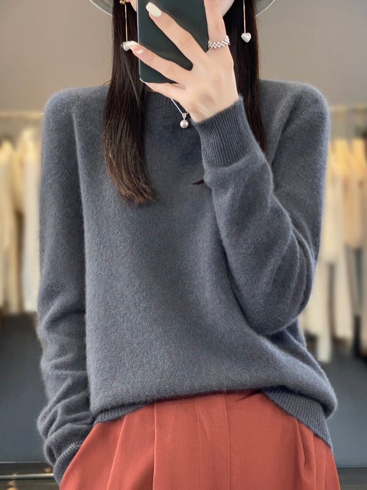 Anette | Soft Cotton Knit Sweater