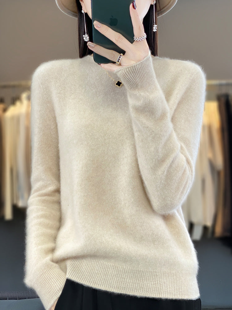 Anette | Soft Cotton Knit Sweater