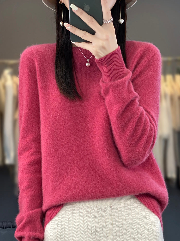 Anette | Soft Cotton Knit Sweater