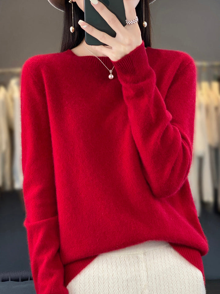 Anette | Soft Cotton Knit Sweater
