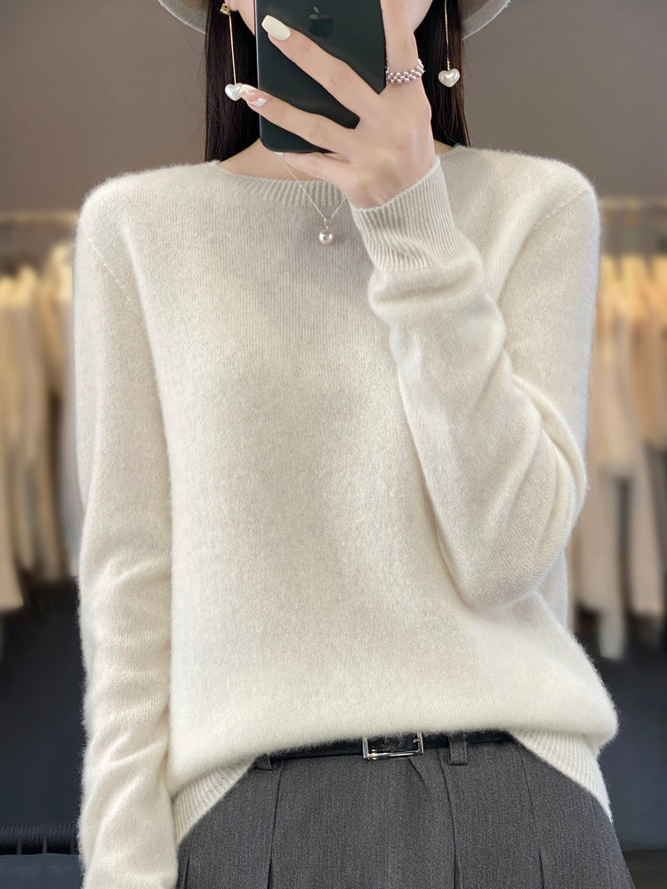 Anette | Soft Cotton Knit Sweater