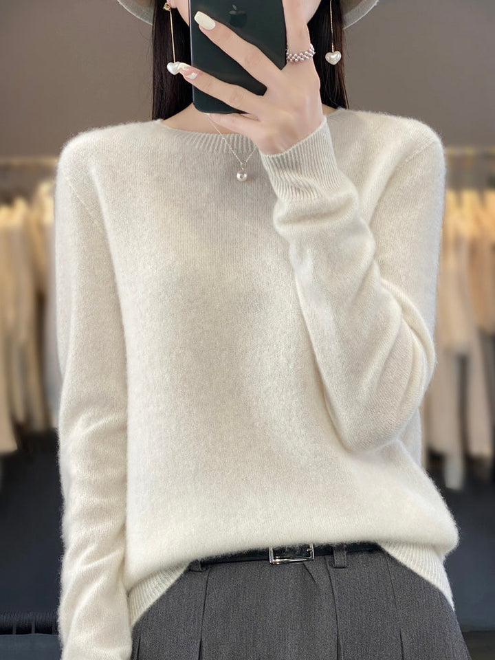 Anette | Soft Cotton Knit Sweater