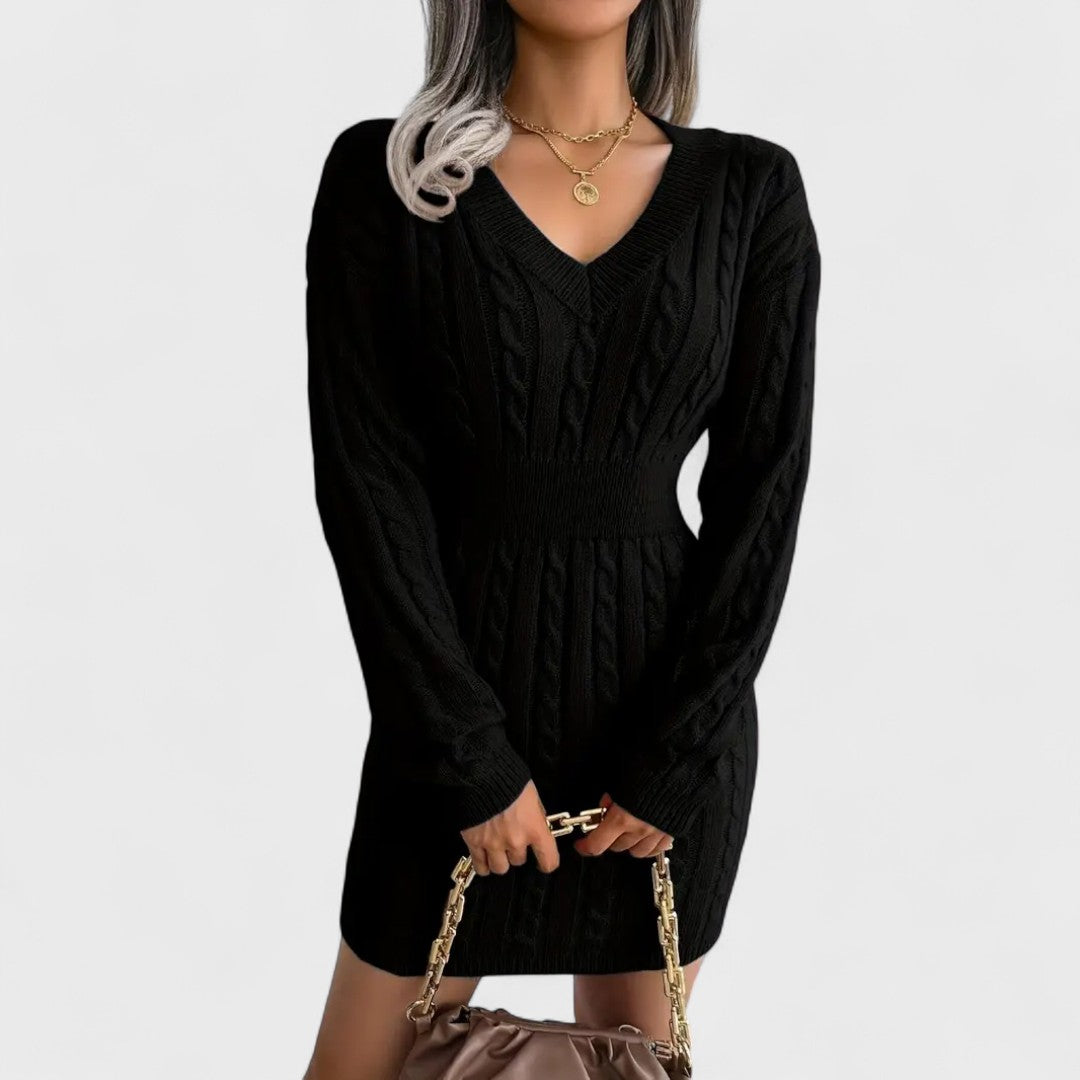 Purity - Warm and Refined Knit Dress