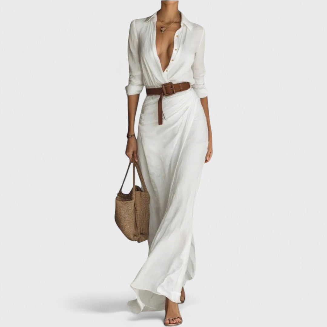 Nirelle - Wrap Dress with Waist Belt