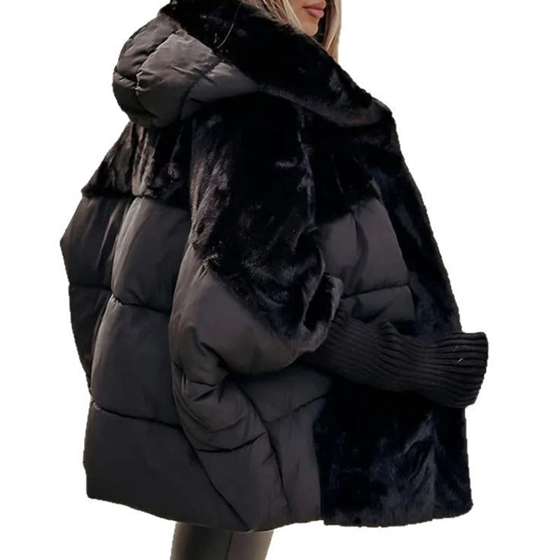 Bella - Elegant Oversized Hooded Puffer Coat