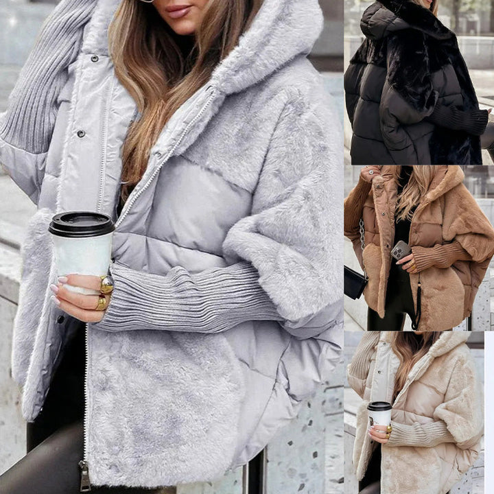 Bella - Elegant Oversized Hooded Puffer Coat