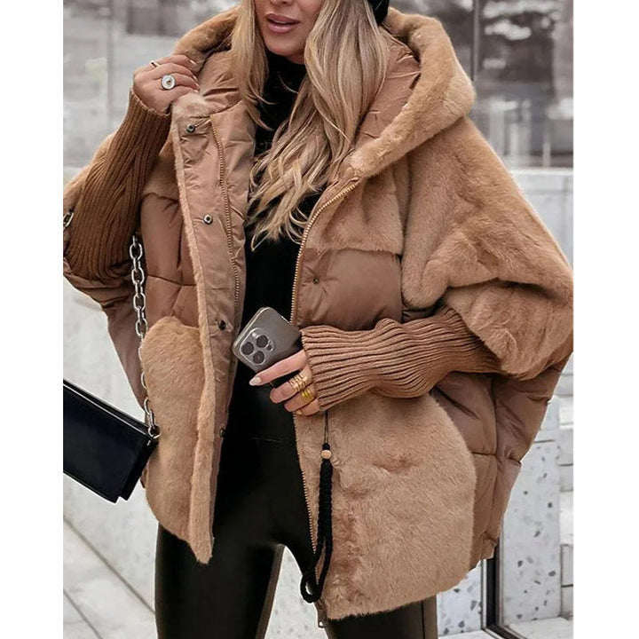 Bella - Elegant Oversized Hooded Puffer Coat