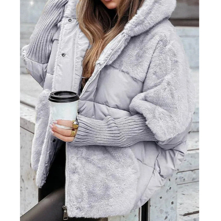 Bella - Elegant Oversized Hooded Puffer Coat